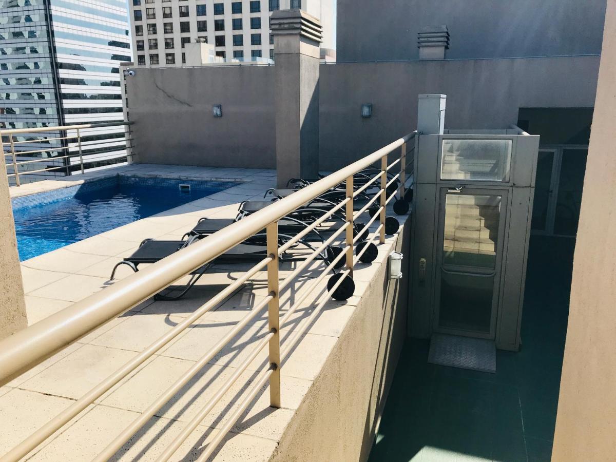 Apartamento Centrico Y Moderno Con Balcon, Piscina, Gimnasio Y Laundry 布宜诺斯艾利斯 外观 照片