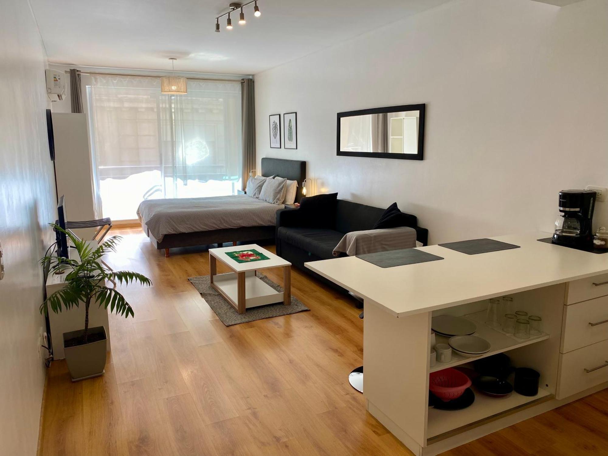 Apartamento Centrico Y Moderno Con Balcon, Piscina, Gimnasio Y Laundry 布宜诺斯艾利斯 外观 照片